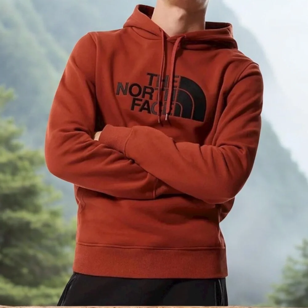 The North Face Drew Peak Hoodie Brandy Brown Sz SP